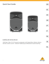 Behringer B12X Schnellstartanleitung