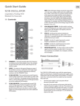 Behringer 921B Oscillator Legendary Analog VCO Module for Eurorack Benutzerhandbuch
