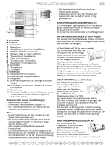 Bauknecht WBE3322 A+NFX Program Chart