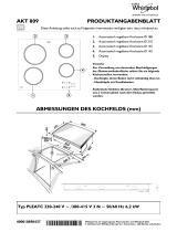 Whirlpool AKT 809/NE Program Chart