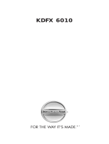 KitchenAid KDFX 6010 Installationsanleitung