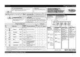 Whirlpool ADG 694 FD Program Chart