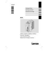 Lenze ECS series Mounting instructions
