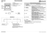 Bauknecht BMZD 6500/IN Program Chart