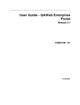 Barco QAWeb Enterprise Benutzerhandbuch