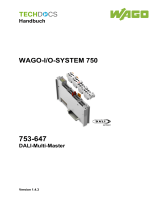 WAGO DALI Multi-Master Module Benutzerhandbuch