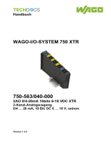WAGO 2AO 0/4-20 mA, 6-18 V DC, configurable /XTR Benutzerhandbuch