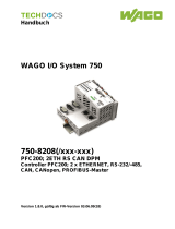 WAGO PFC200 CS 2ETH RS CAN DPM Telecontrol/T Benutzerhandbuch