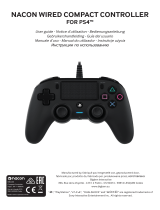 Nacon PS4 COLOURED CONTROLLER BLACK Benutzerhandbuch