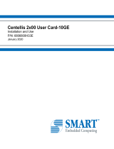 SMART Embedded ComputingCentellis 2x00 User Card-10GE