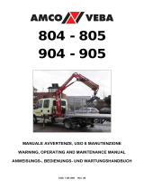 Amco Veba 804 Warning, Operating And Maintenance Manual