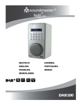 Soundmaster highline DAB100 Benutzerhandbuch