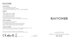 RAVPower RP-PC034 Benutzerhandbuch