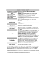 Whirlpool AZA-HP 7671 Program Chart