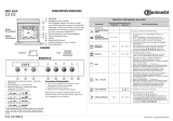 Bauknecht ESZH 5960 BR Program Chart