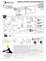 Ergotron LX Dual Side-by-Side Arm Benutzerhandbuch