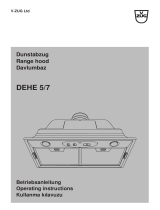 V-ZUG DEHE 5/7 Operating Instructions Manual