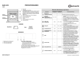 Bauknecht BLZE 6205 IN Program Chart