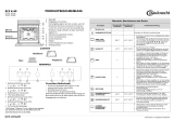 Bauknecht ELZ 6160 IN Program Chart