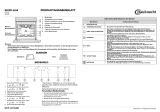 Bauknecht EMZD 6260 IN Program Chart