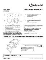 Bauknecht EPV 6640 IN Benutzerhandbuch
