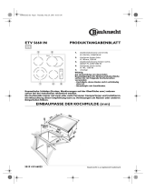Bauknecht ETV 5660 IN BK Program Chart