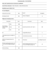 Bauknecht KG 1802 LF IN 2 Product Information Sheet