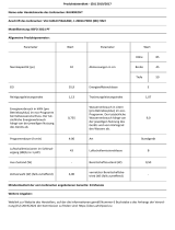 Bauknecht BSFO 3O21 PF Product Information Sheet