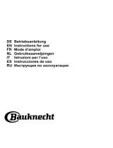 Bauknecht DBHVP 63 LM K Benutzerhandbuch