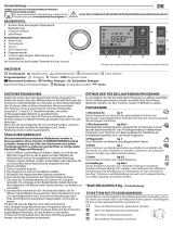 Bauknecht TK AO 8 A+++ Daily Reference Guide