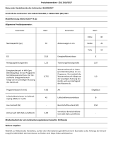 Bauknecht WATK Pure 96L4 DE N Product Information Sheet
