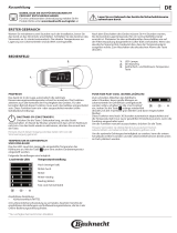 Bauknecht KVI 2851 A++ LH Daily Reference Guide