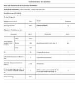 Bauknecht KRIP 34612 Product Information Sheet