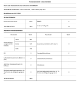 Bauknecht KVE 17502 Product Information Sheet