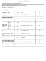 Bauknecht KGEE 3260 A++ LH Product Information Sheet