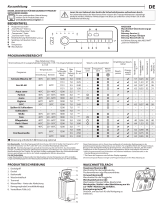 Bauknecht WMT Silver 7 BD N Daily Reference Guide