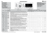 Bauknecht WAT Prime 752 PS Program Chart