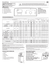 Indesit BTW S72200 BX/N Daily Reference Guide