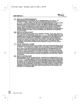 Whirlpool AKR 903 IX-1 Program Chart