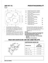 Whirlpool AKM 907/NE/01 Program Chart