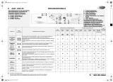 Whirlpool AWO 1200 EX Program Chart