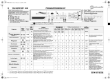 Bauknecht WA Komfort 1400 Program Chart