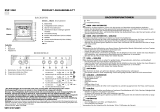 Bauknecht ESZ 3460/01 WS Program Chart