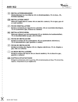 Whirlpool AKR 912 IX Program Chart