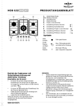 IKEA HOB G32 S Program Chart