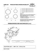 IKEA HOB 601 B Program Chart