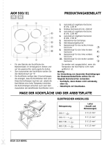 Whirlpool AKM 900/NE/01 Program Chart