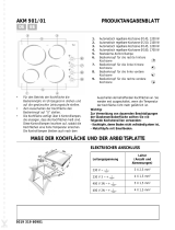 Whirlpool AKM 901/NE/01 Program Chart