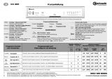 Bauknecht GSI 4865/3 TW-BR Program Chart