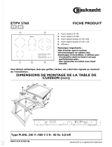 Bauknecht ETPV 5760 IN/01 Program Chart